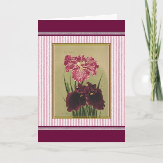 Remerciements Carte de sourires Iris (Devant)
