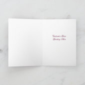 Remerciements Carte de sourires Iris (Intérieur)