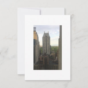 Remerciements Carte de style de peinture à l'huile vue sur Centr