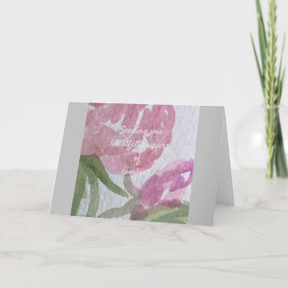 Remerciements carte de sympathie