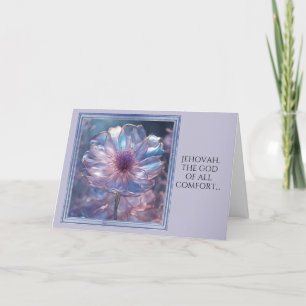 Remerciements Carte de sympathie JW - L'Eternel, le Dieu du réco