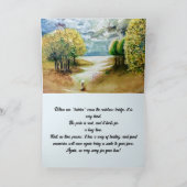 REMERCIEMENTS CARTE DE SYMPATHIE POUR PERTE D'ANIMAL/CHIEN (Intérieur)