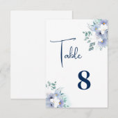 Remerciements Carte de table mariage (Devant / Derrière)