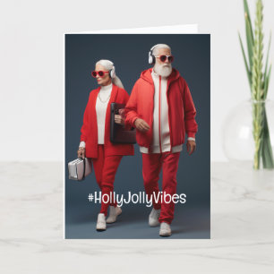 Remerciements Carte de vacances Gen Z Père Noël