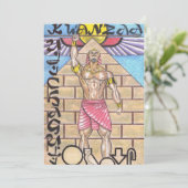 Remerciements Carte de vacances Kwanzaa (Debout devant)