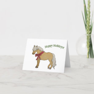 Remerciements Carte de vacances Palomino Pony