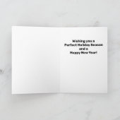 Remerciements Carte de vacances pour sapin de Noël (Intérieur)