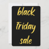 Remerciements carte de vente du vendredi noir (Dos)