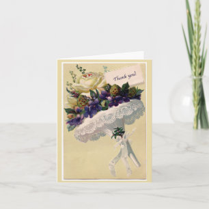 Remerciements Carte de Victorian Style Thank