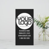Remerciements Carte de visite moderne personnalisable QR Code no (Debout devant)