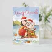 Remerciements Carte de voeux (Debout devant)