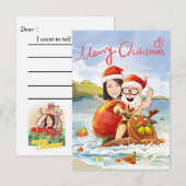 Remerciements Carte de voeux (Devant / Derrière)