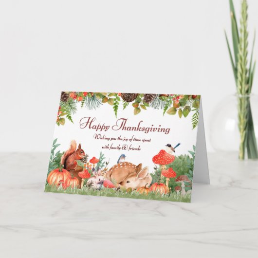 Remerciements Carte de voeux (Devant)