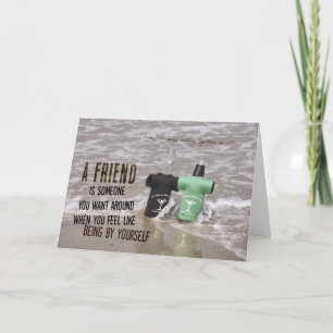 Remerciements Carte de voeux BEACH BUMS