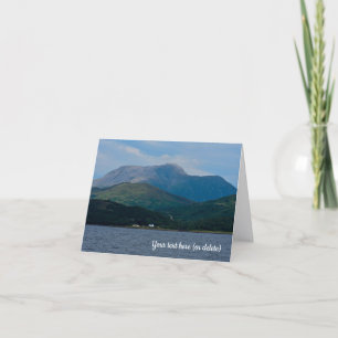 Remerciements Carte de vœux Ben Nevis, Écosse