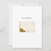 Remerciements Carte de voeux bon thanksgiving (Devant)