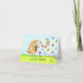 Remerciements Carte de voeux Bunny de Pâques (Devant)