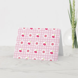 Remerciements Carte de voeux Cherry Picnic (vide)