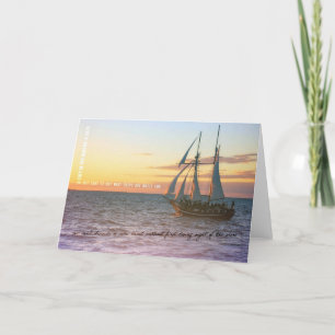 Remerciements Carte de voeux CLY WEST BIGHT