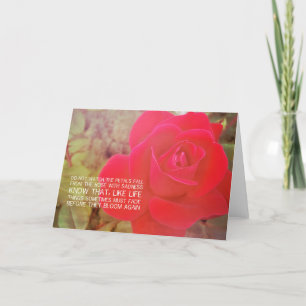 Remerciements Carte de voeux CRIMSON