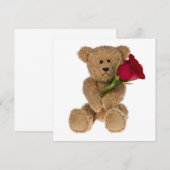 Remerciements Carte de voeux d'amour (Devant / Derrière)