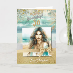 Remerciements Carte de vœux d'anniversaire personnalisée sur le