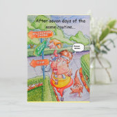 Remerciements Carte de voeux d'anniversaire pour un ami. (Debout devant)