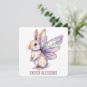 Remerciements Carte de vœux de bénédictions de Pâques