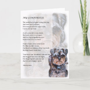 Remerciements Carte de voeux de chien de Terrier pour le