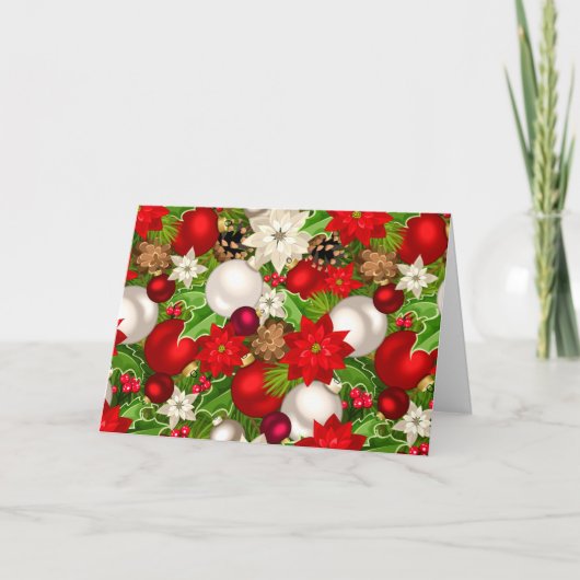 Remerciements Carte de vœux de fêtes (vierge) (Devant)