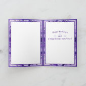 Remerciements Carte de voeux de l'âme violette (Intérieur)