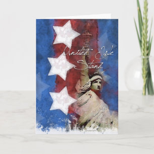Remerciements Carte de voeux de Madame Liberty Troop Support