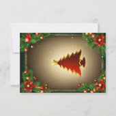 Remerciements carte de voeux de noël (Dos)