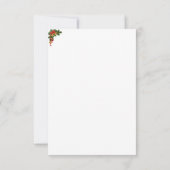 Remerciements Carte de voeux de Noël (Dos)