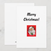 Remerciements Carte de voeux de Noël (Devant / Derrière)