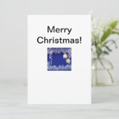 Remerciements Carte de voeux de Noël (Debout devant)