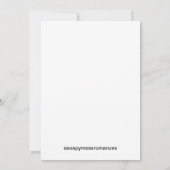 Remerciements Carte de voeux de Noël (Dos)