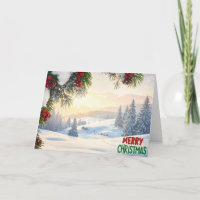 Carte de vœux de Noël Romains 6:23 (5x7)