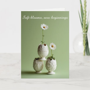 Remerciements Carte de vœux de Pâques Douce Printemps Minimalist