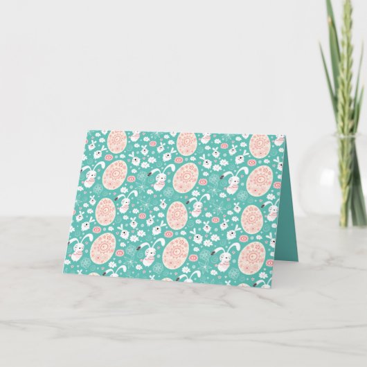 Remerciements Carte de voeux de Pâques Parade (vide) (Devant)