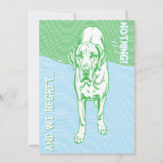 Remerciements Carte de vœux de photographie personnalisée Pas de
