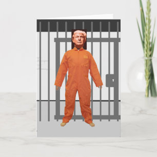 Remerciements Carte de vœux de prisonnier de Trump
