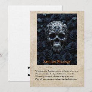 Remerciements Carte de vœux de Samhain