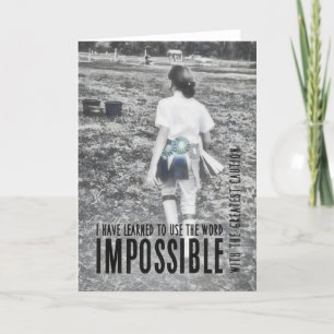 Remerciements Carte de voeux de succès RIBBON