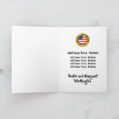 Remerciements Carte de voeux démocrate (Intérieur)