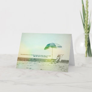 Remerciements Carte de voeux DEWEY BEACH