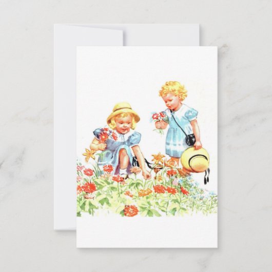 Remerciements Carte de voeux Dick, Jane et Sally (Devant)