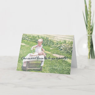 Remerciements Carte de voeux EAT CAKE