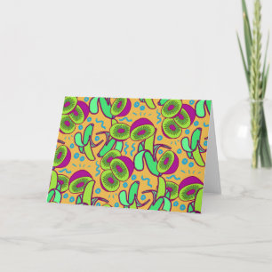 Remerciements Carte de vœux en papier aux fruits lumineux de l'é