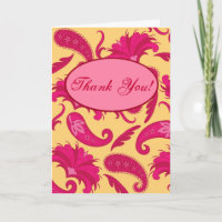Carte de voeux faite sur commande jaune rose